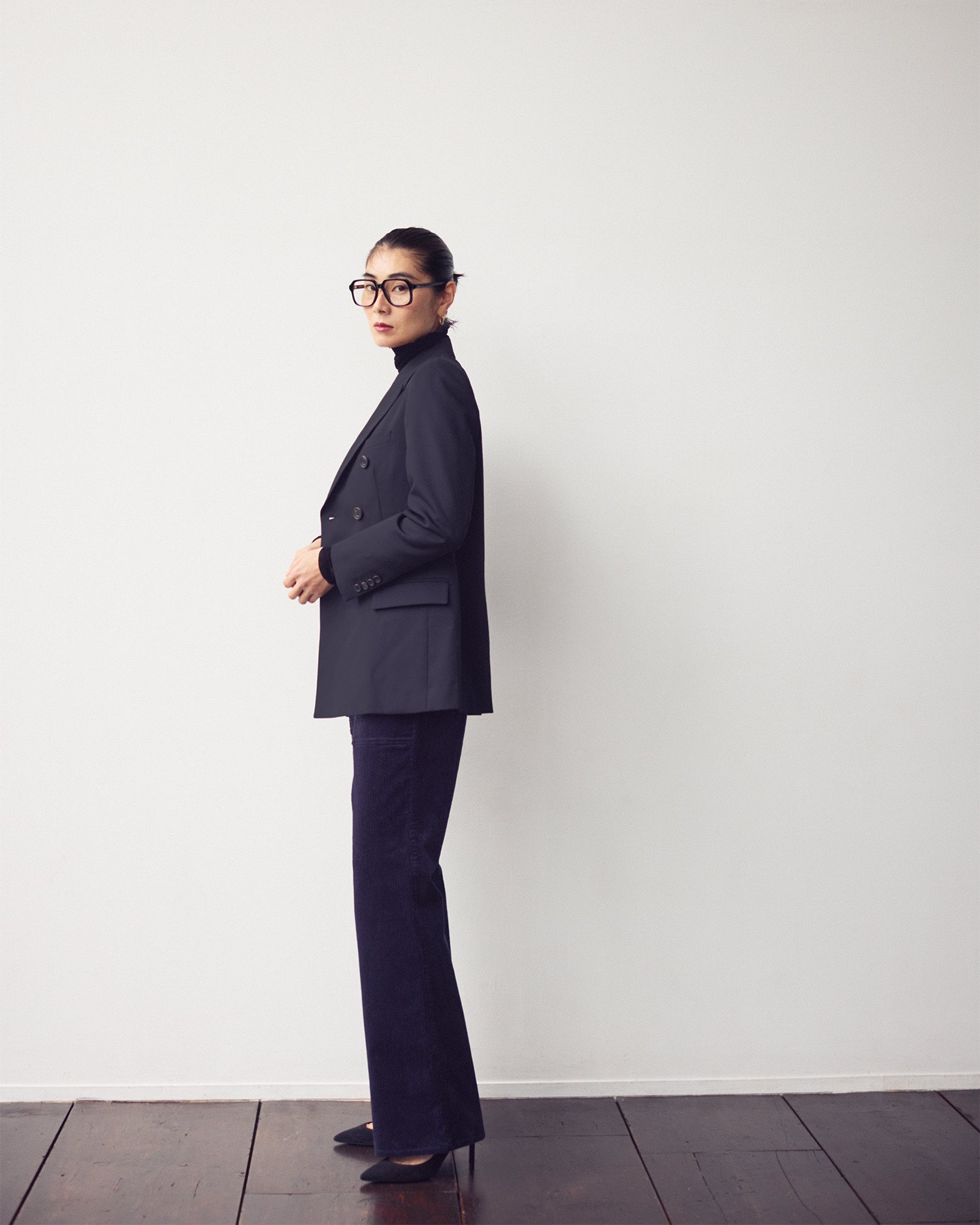 【POP UP STORE先行販売】コーデュロイパンツ<ネイビー>