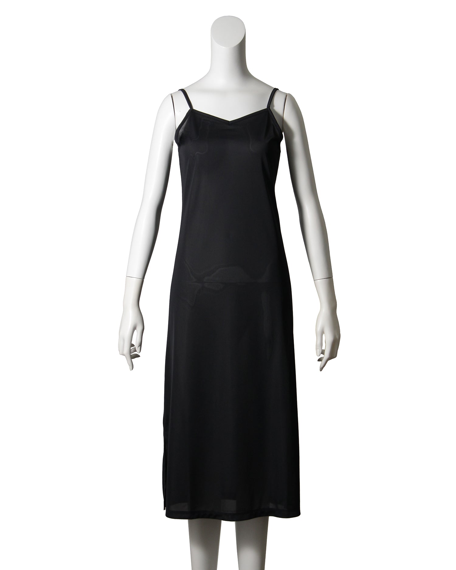 Flocked tulle dress