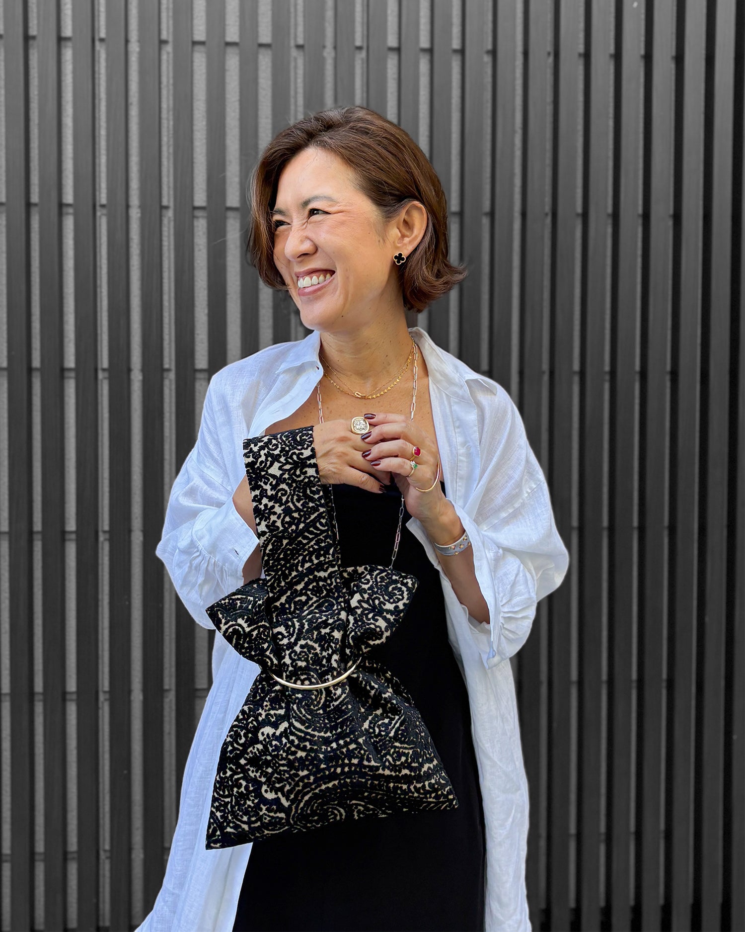 【再販売】LERET.H for AMARC サック・カレ <ジャカード(Mサイズ)>