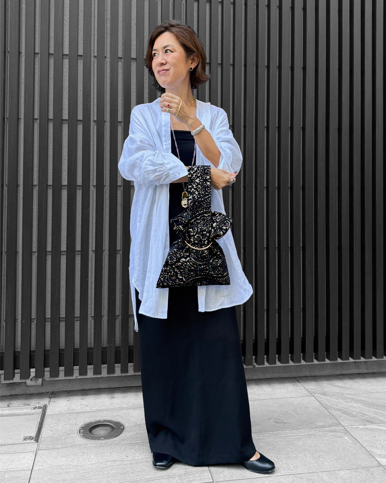 【再販売】LERET.H for AMARC サック・カレ <ジャカード(Mサイズ)>