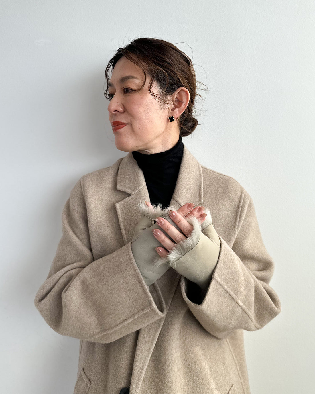 【受注販売】<KARL DONOGHUE>Midi Gilet & Fingerless Cuffs SET(AMARC Sprecial SET)