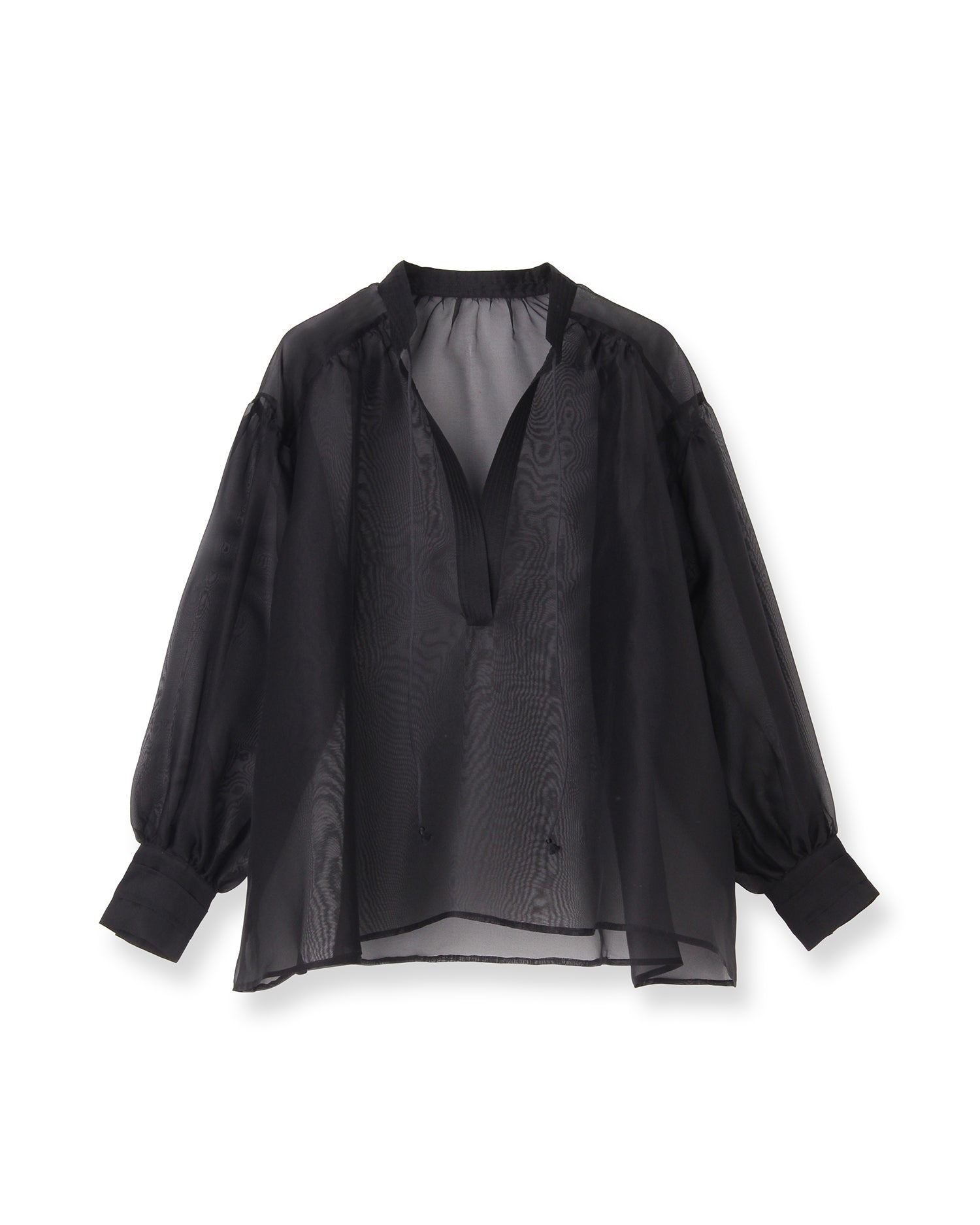 シルクボリュームブラウス
