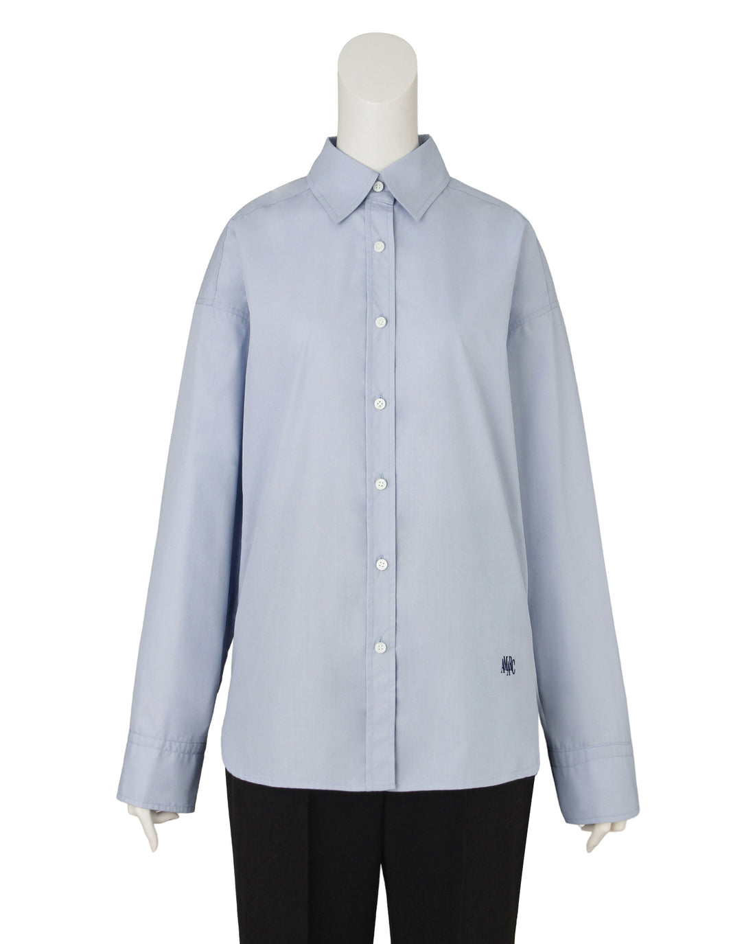 T/C ベーシックシャツ<サックスブルー>