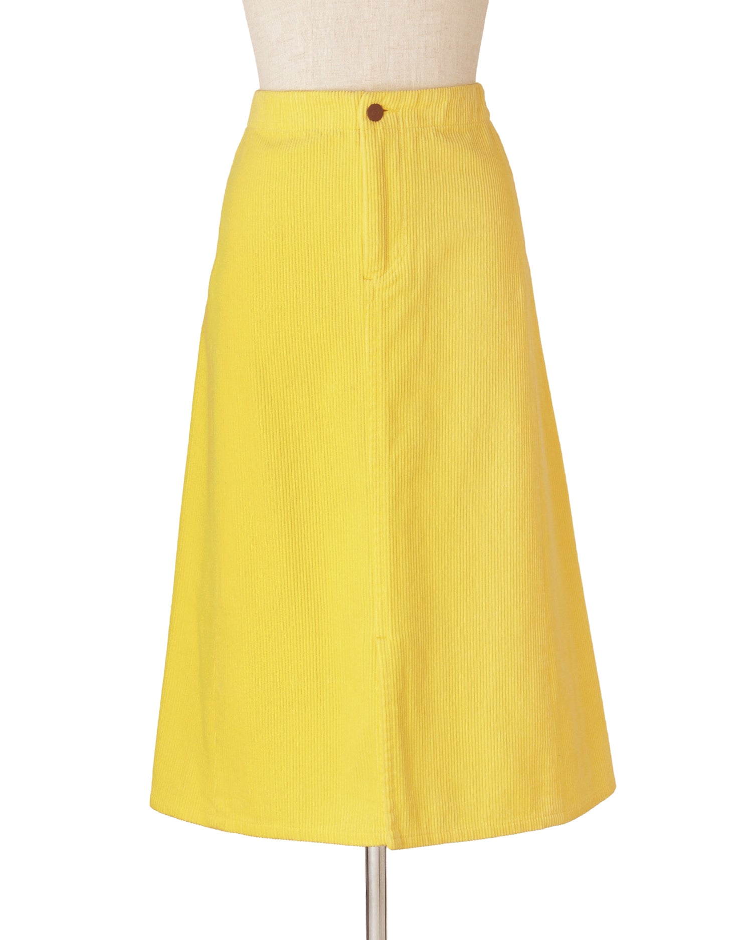 コーデュロイスカート<イエロー>