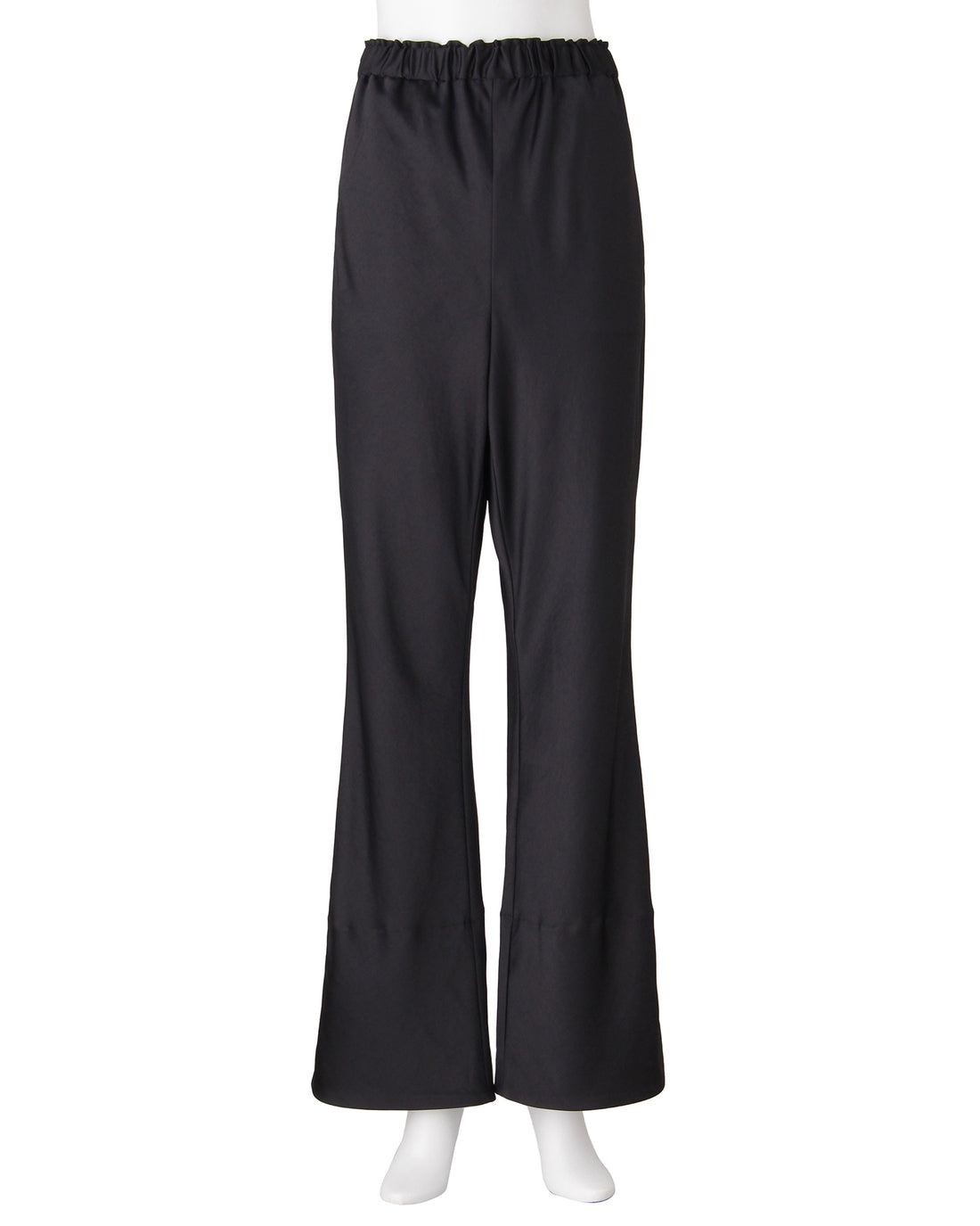 サテンバイヤスパンツ<ブラック>