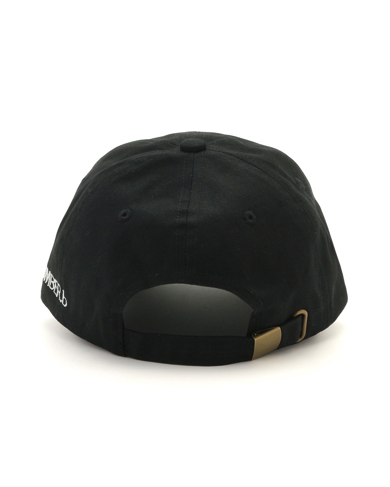 NUMBER.b logo embroidered cap (canvas) &lt;black&gt;