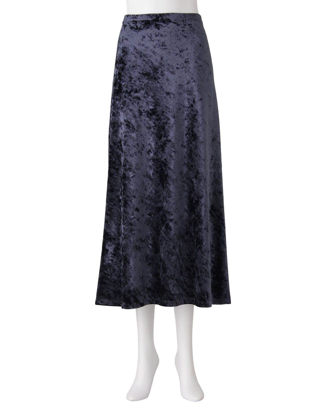 Velvet Skirt (Navy)