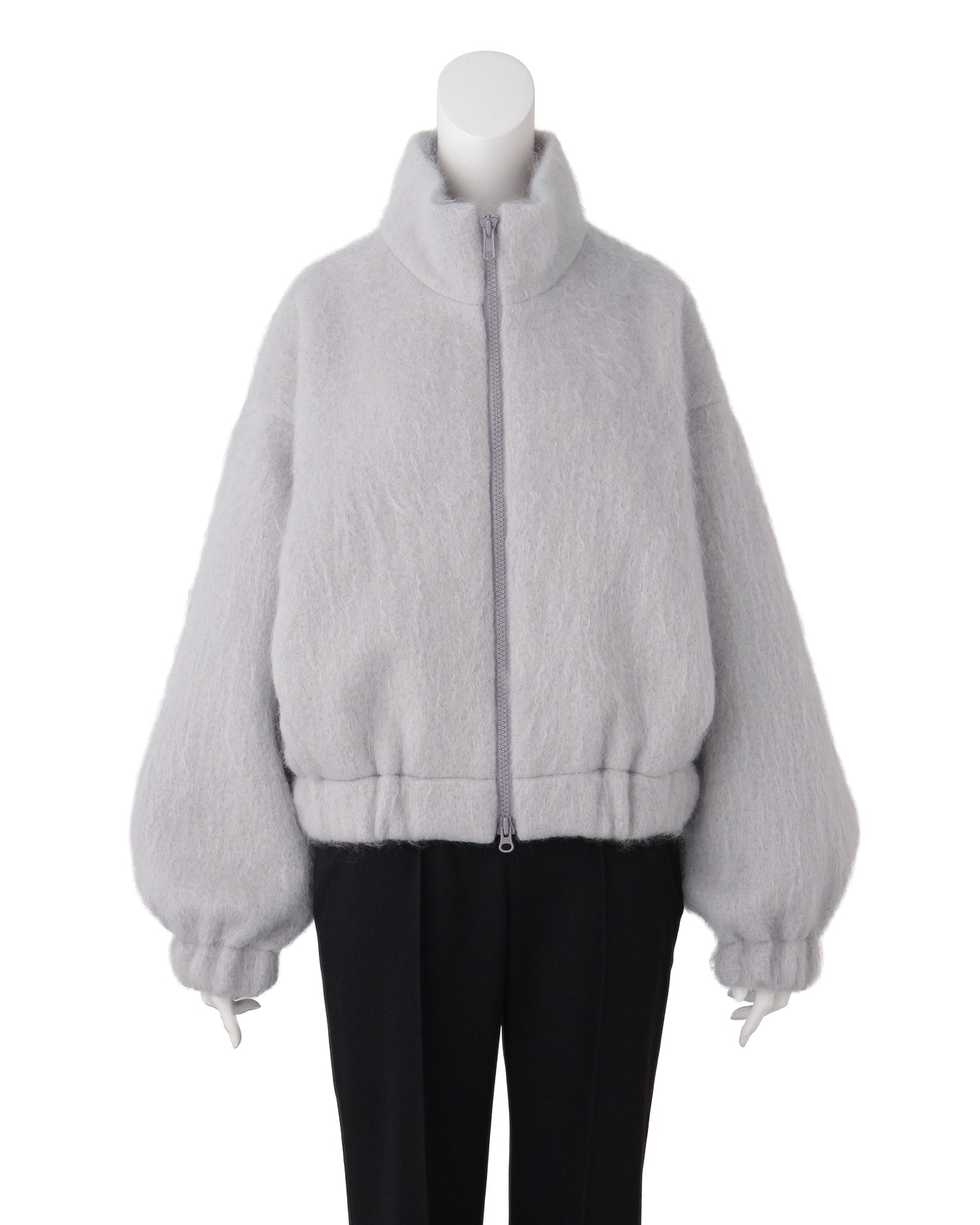 シャギーブルゾン<グレー>