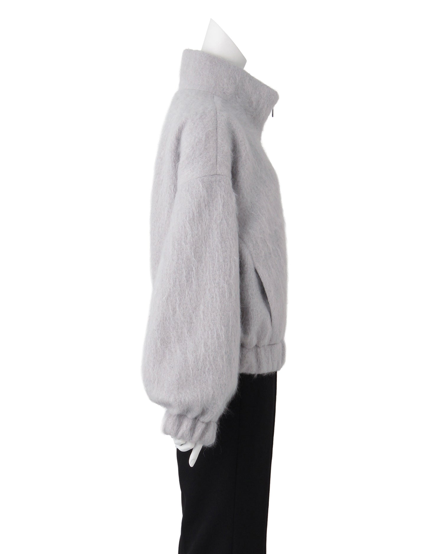 シャギーブルゾン<グレー>