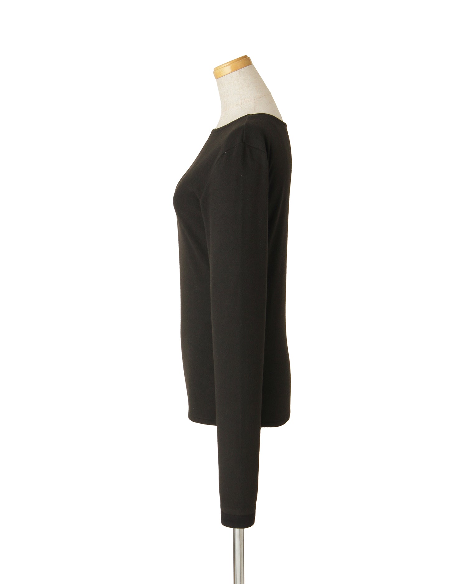 ジャージーカットソー<ブラック>