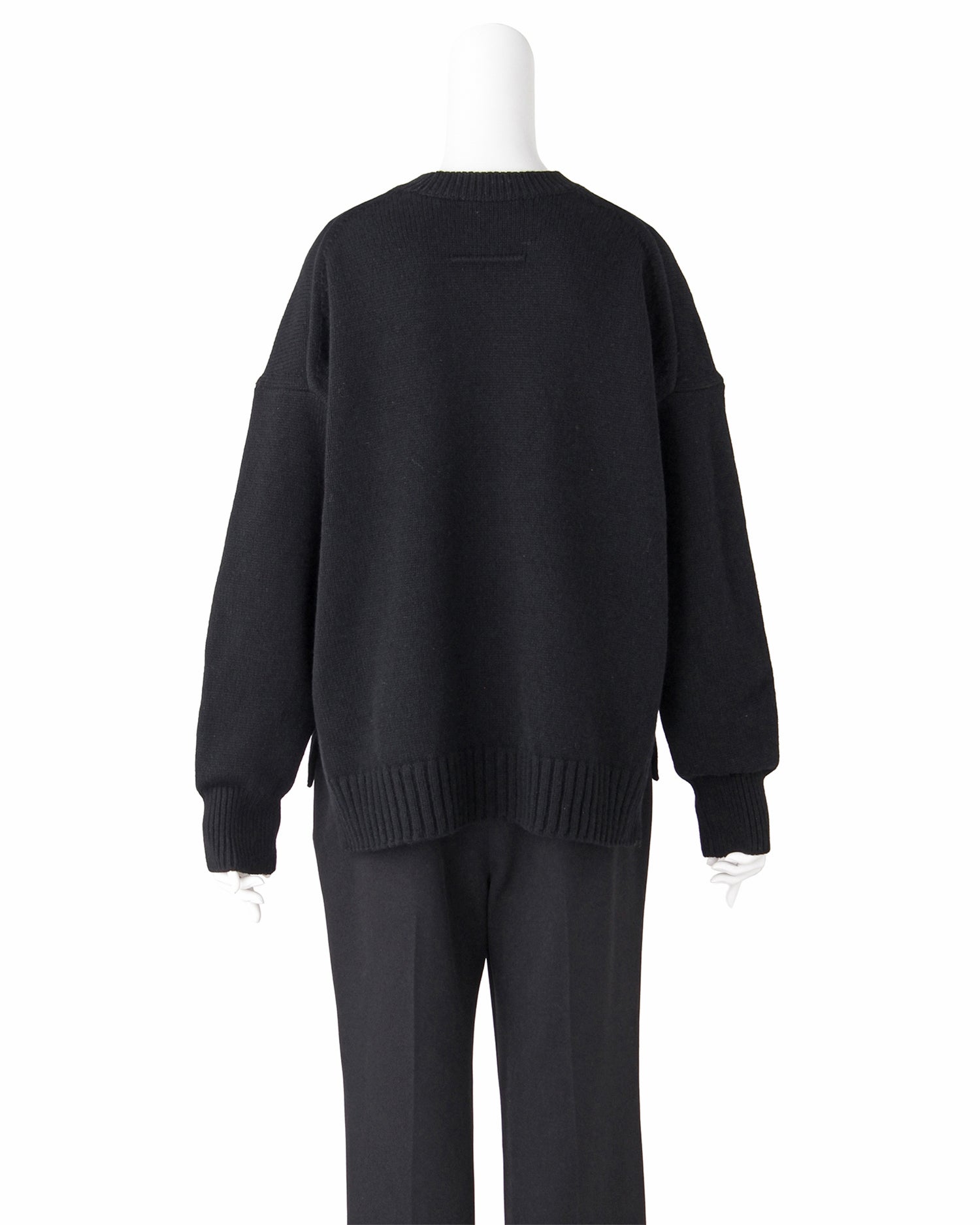 <SLOANE別注>5G ウールカシミヤニット<ブラック>