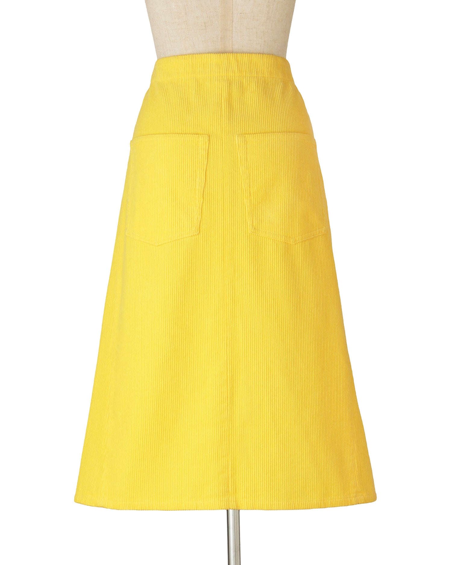 コーデュロイスカート<イエロー>