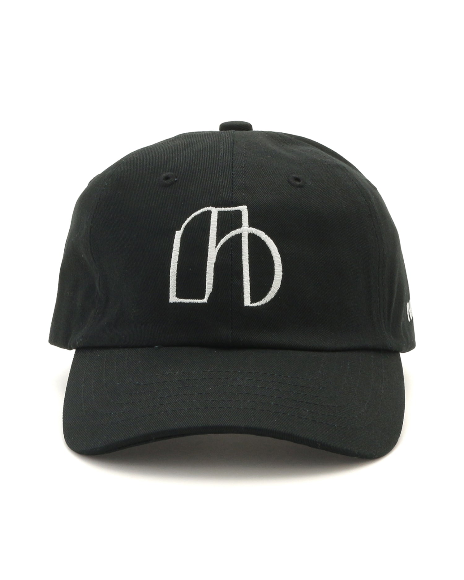 NUMBER.b logo embroidered cap (canvas) &lt;black&gt;