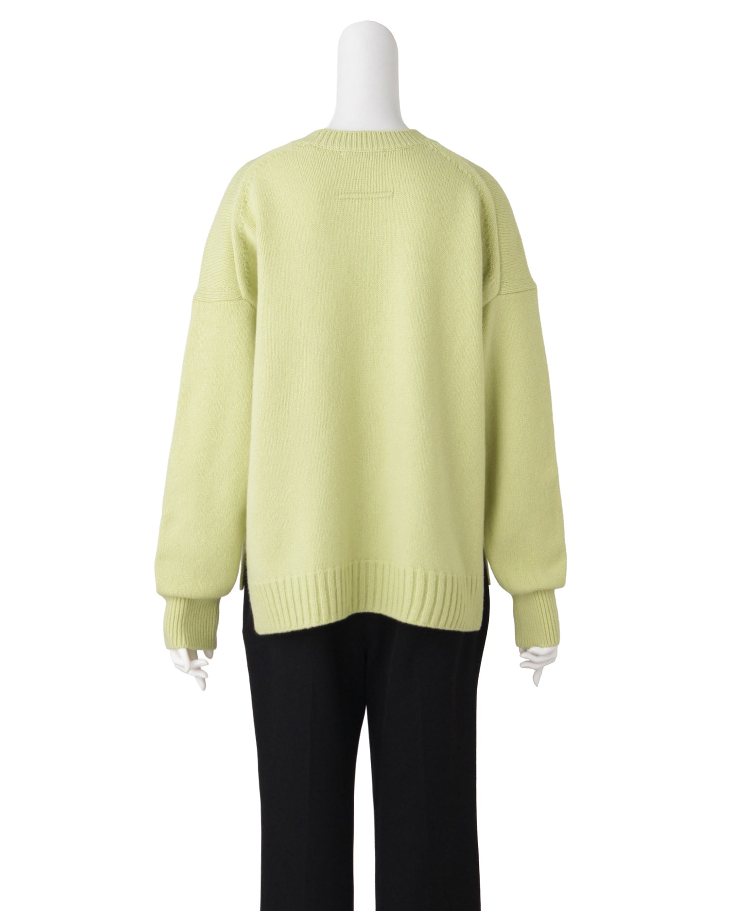 <SLOANE別注>5G ウールカシミヤニット<ライム>