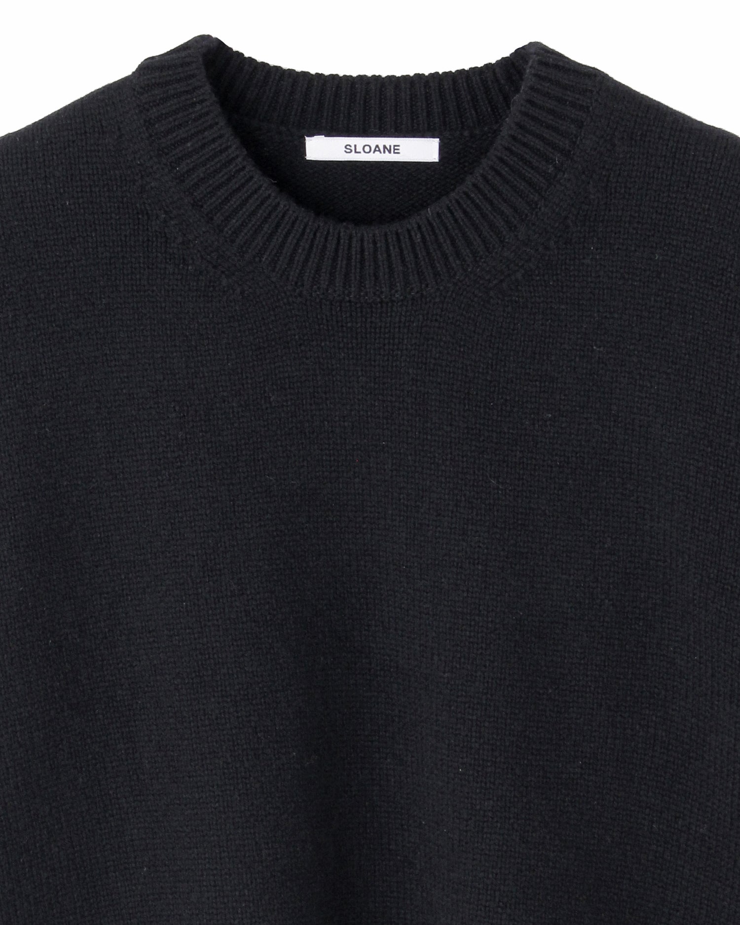 <SLOANE別注>5G ウールカシミヤニット<ブラック>