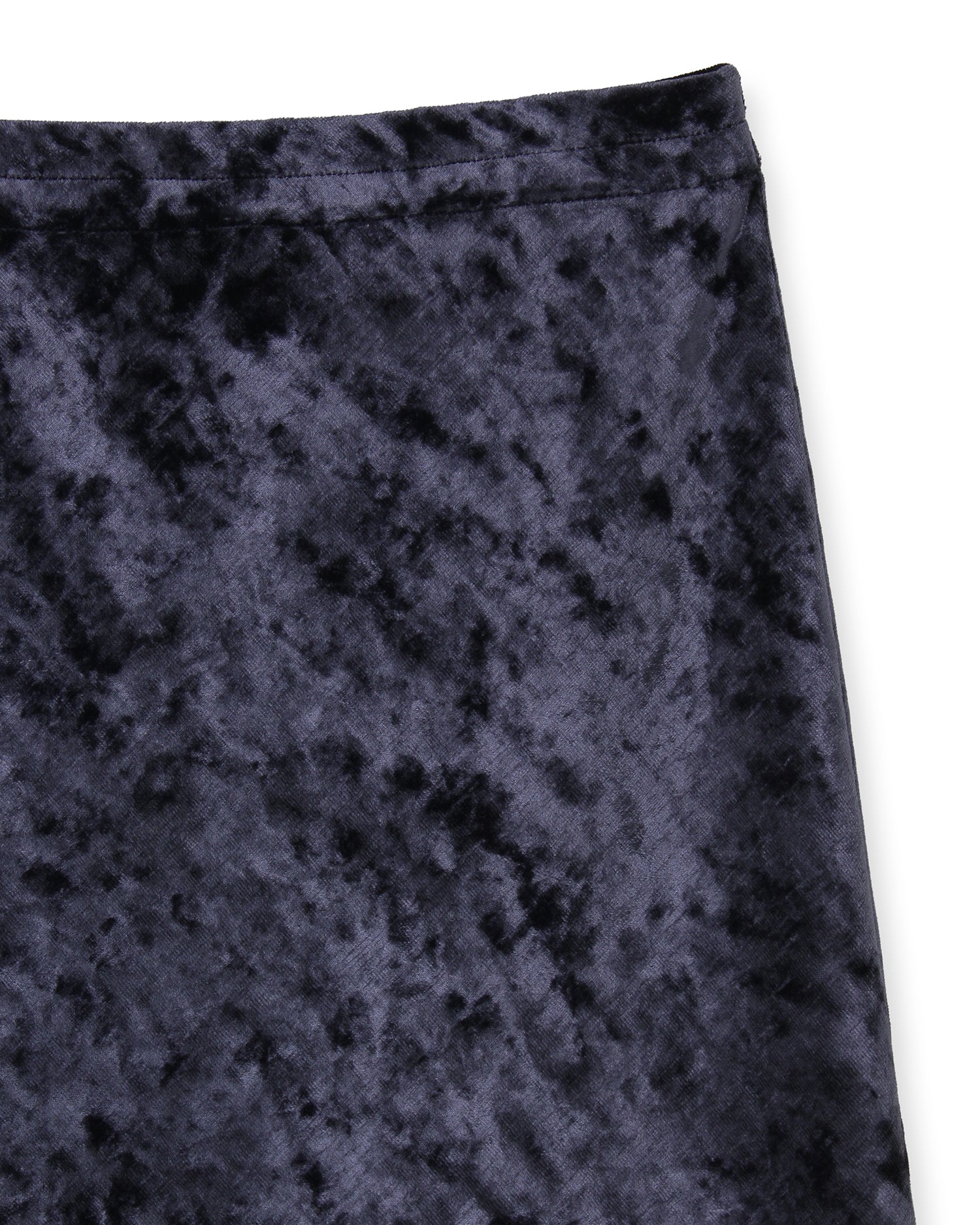 ベロアスカート<ネイビー>