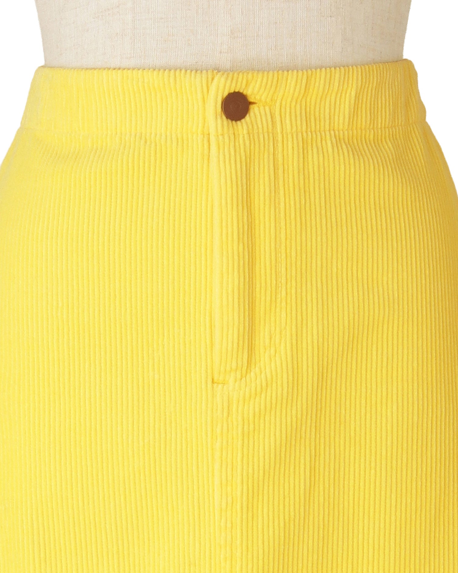 コーデュロイスカート<イエロー>