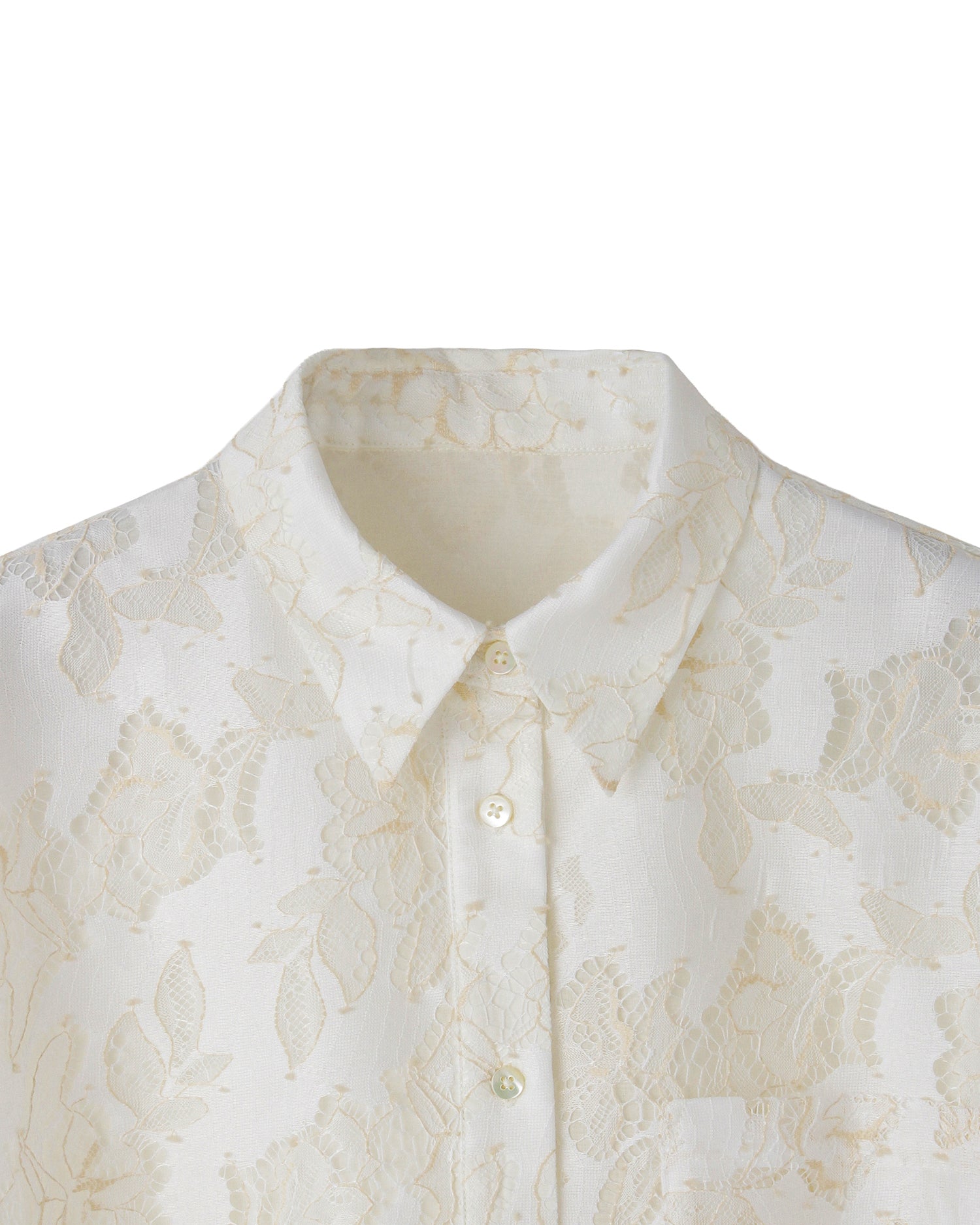 Lace sleeveless blouse (white)