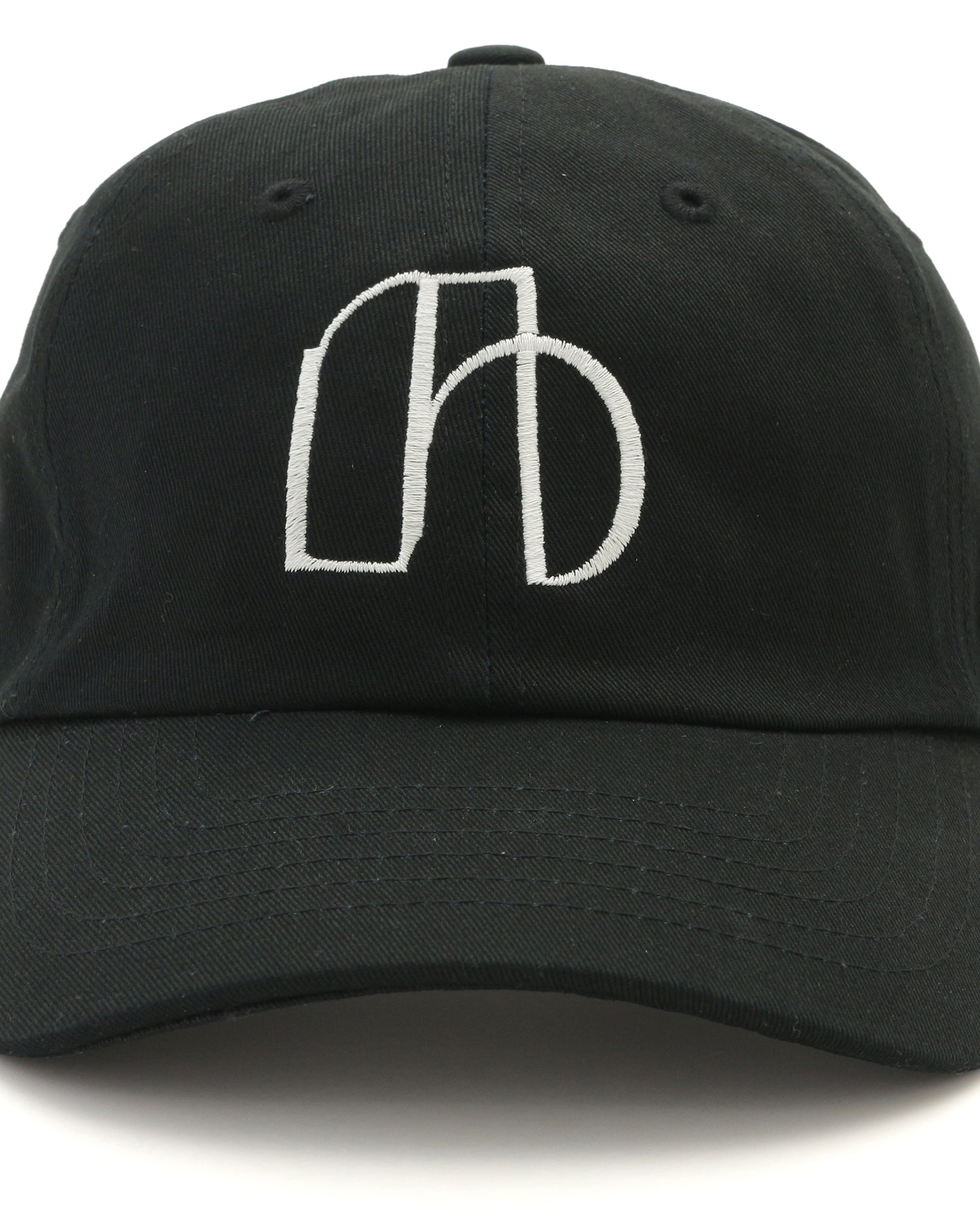 NUMBER.b logo embroidered cap (canvas) &lt;black&gt;