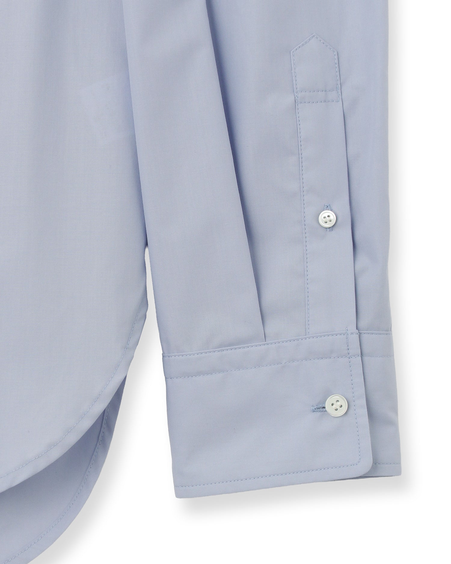 T/C ベーシックシャツ<サックスブルー>