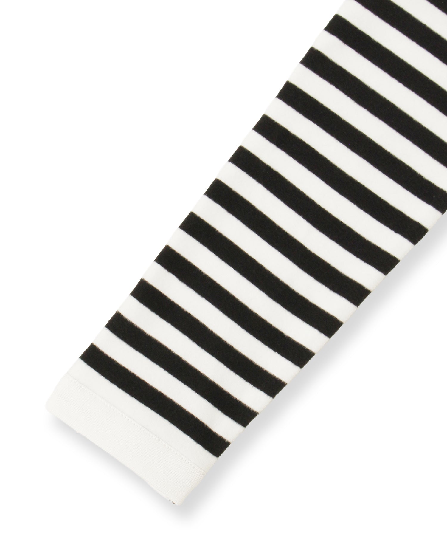 ジャージーカットソー<ブラック×ホワイト>