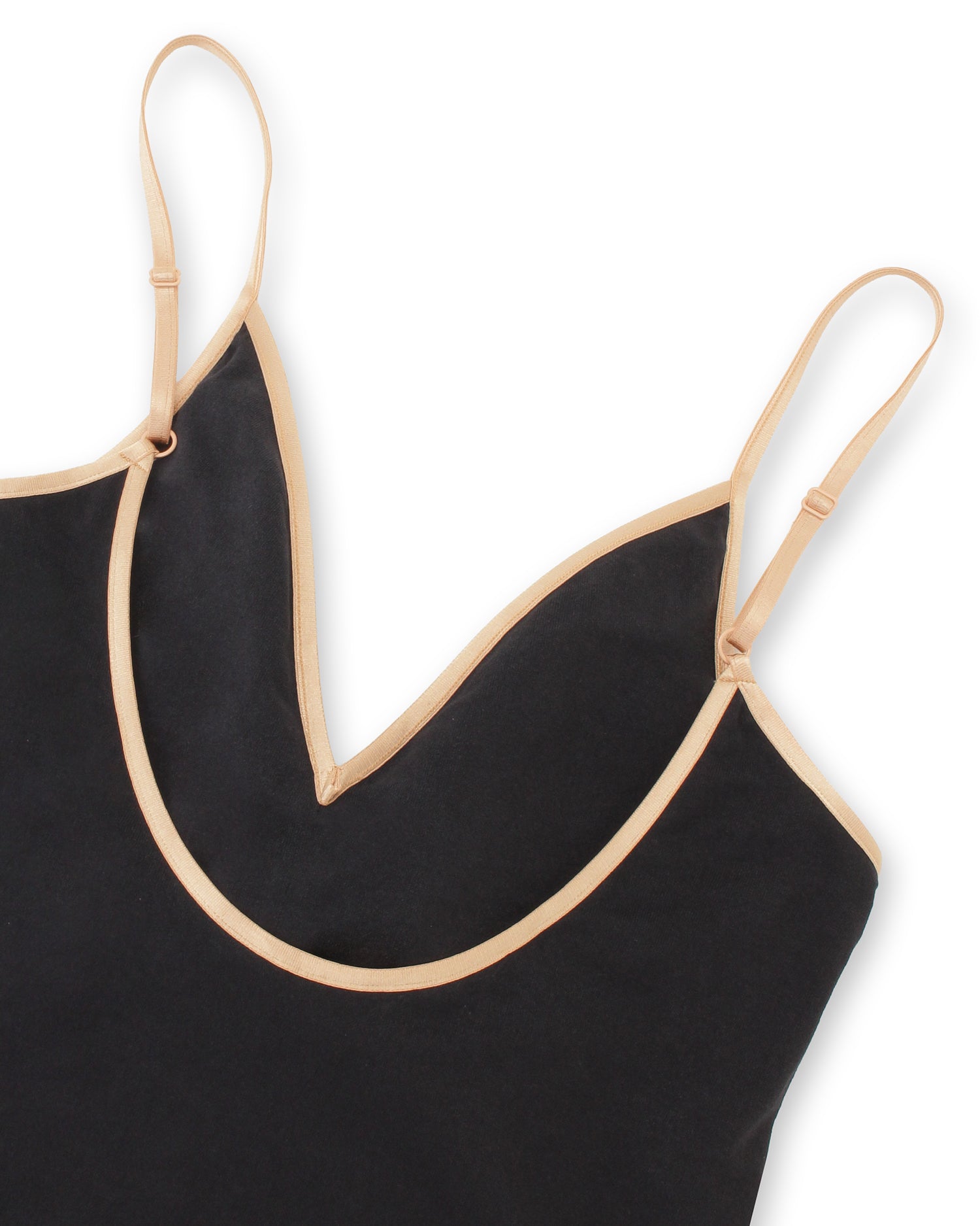 UNDERSON UNDERSON for AMARC カップ付バックオープンキャミソール<ブラック>