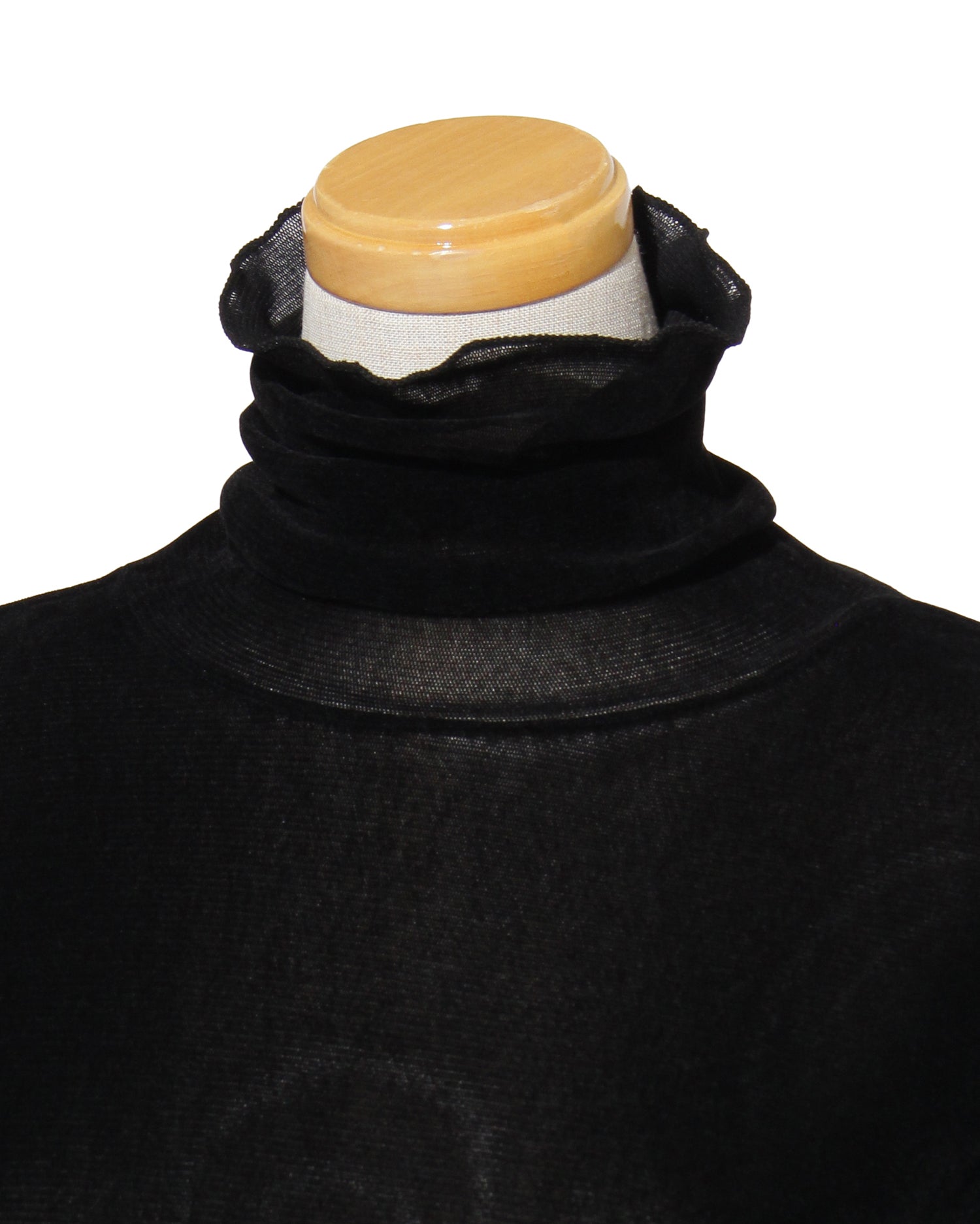 ベロア調タートルプルオーバー