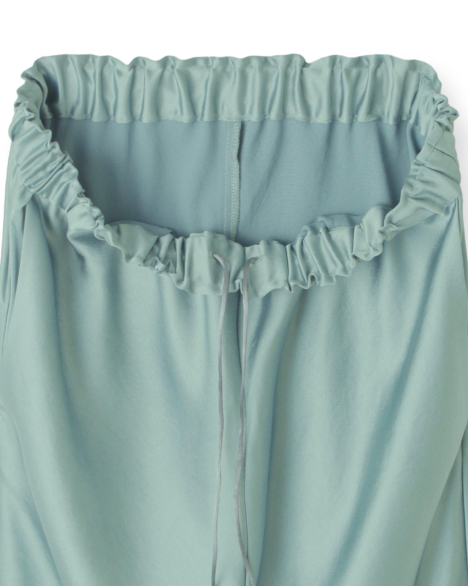 サテンバイヤスパンツ<グリーン>