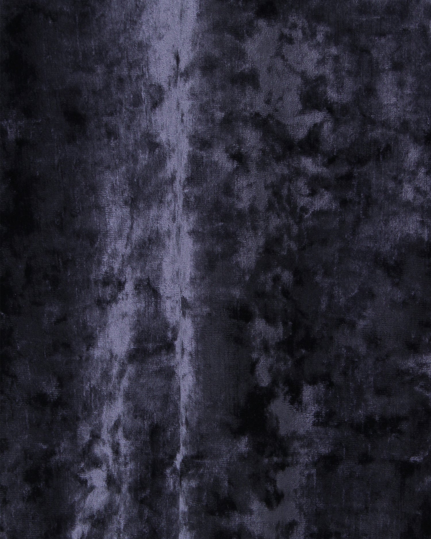 ベロアクルーネックプルオーバー<ネイビー>