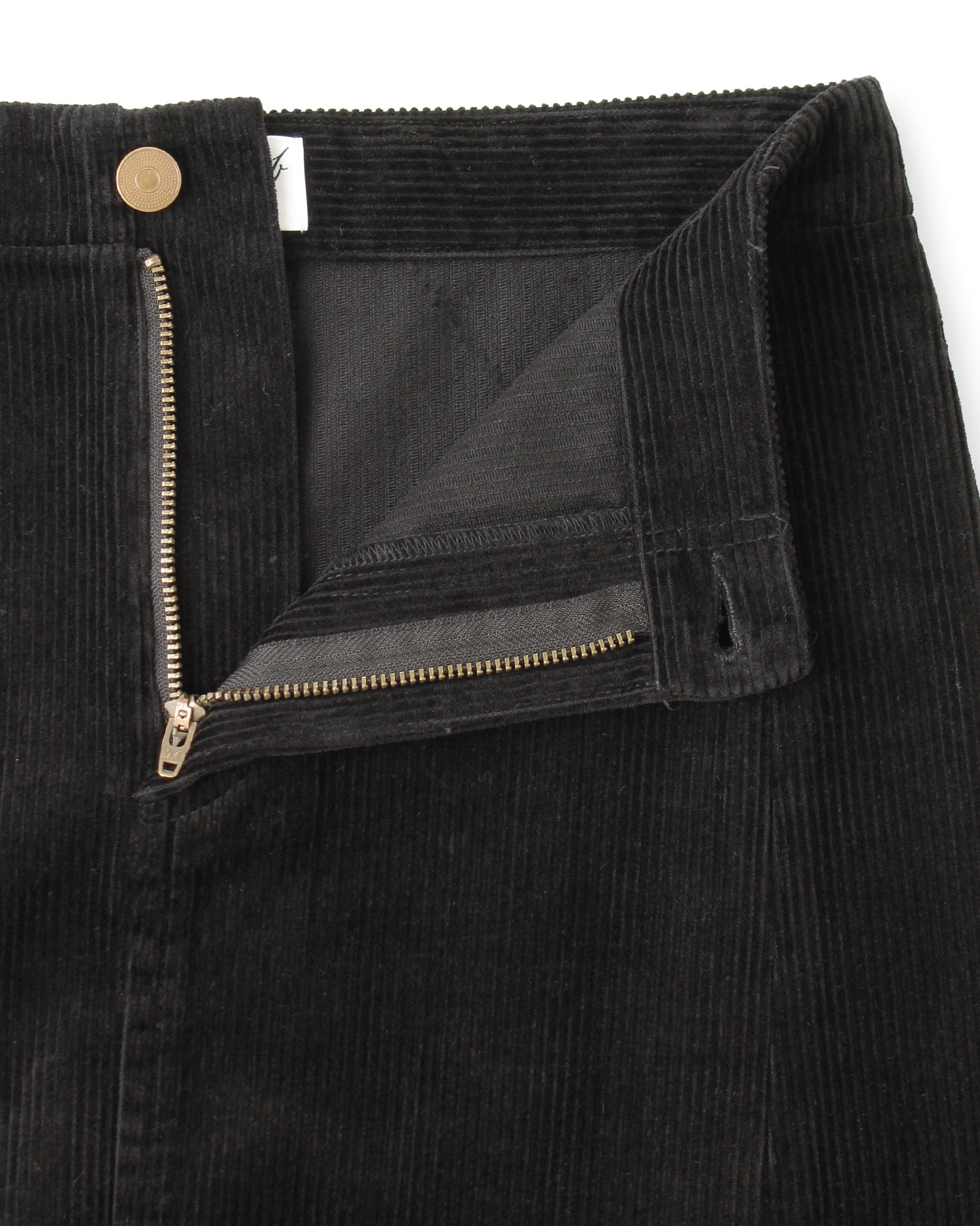 コーデュロイスカート<ブラック>