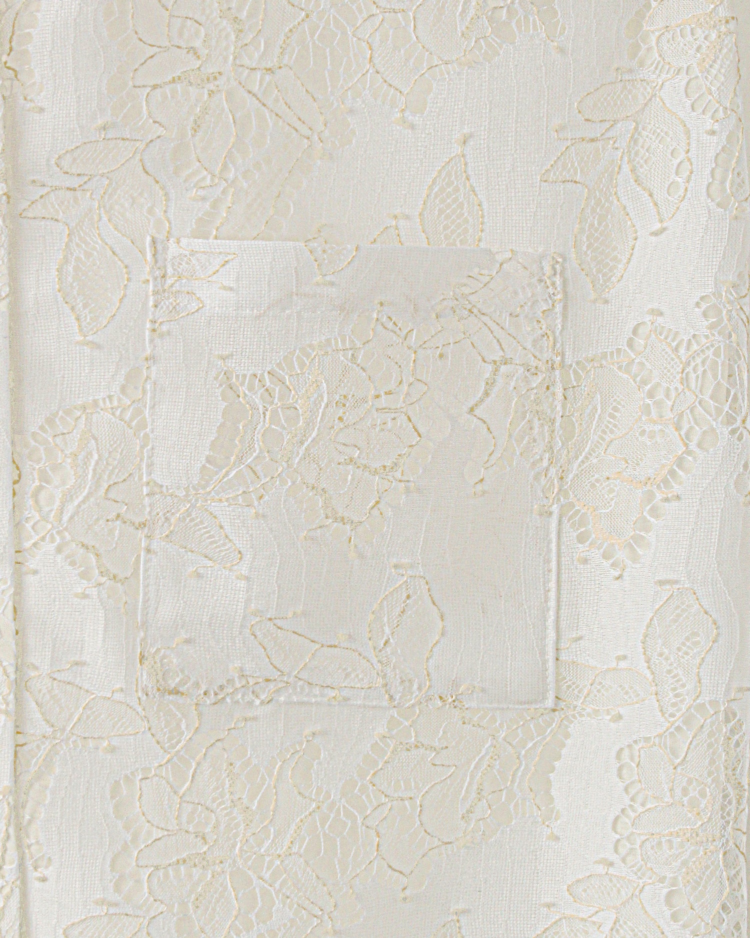 Lace sleeveless blouse (white)