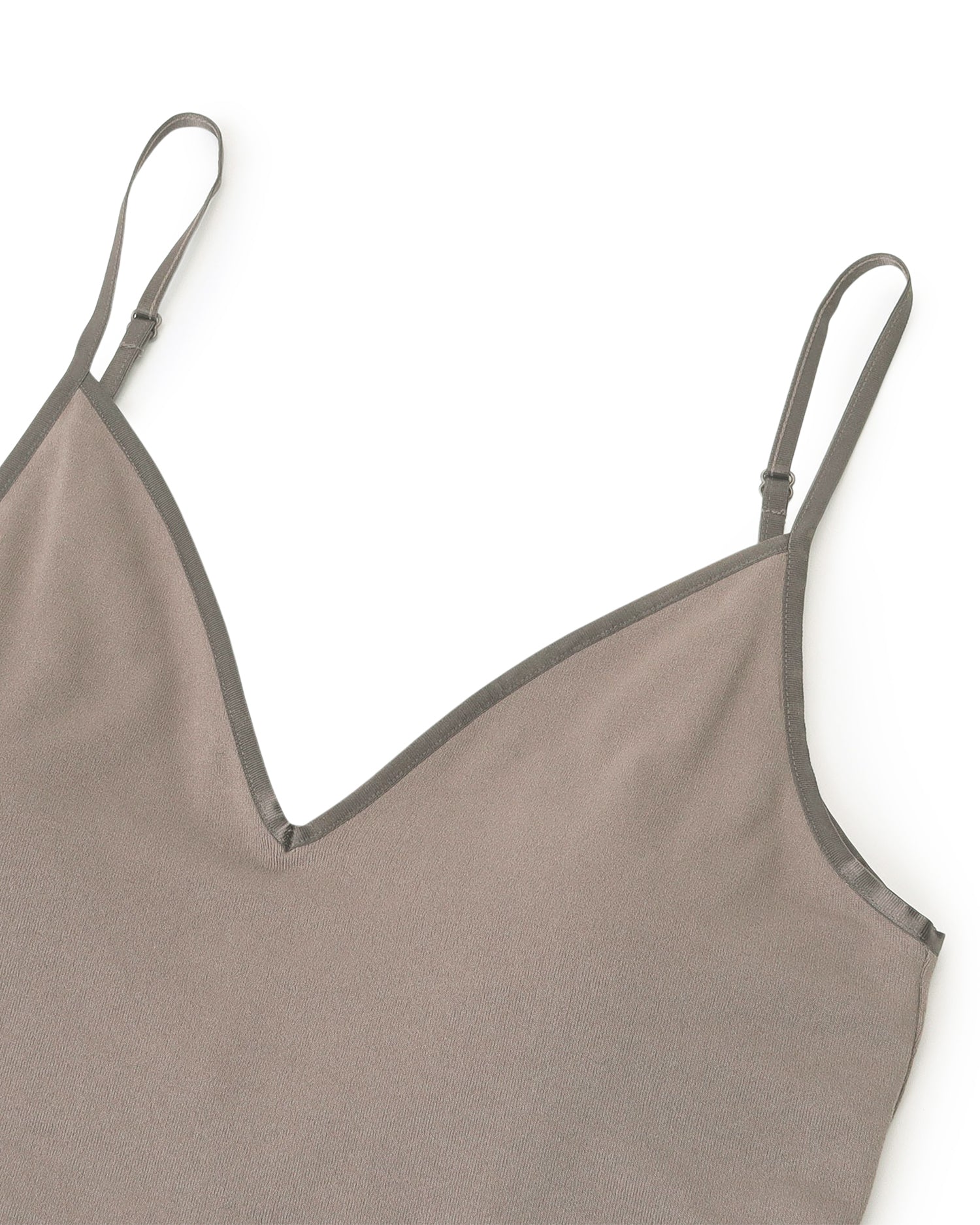 UNDERSON UNDERSON for AMARC カップ付バックオープンキャミソール<モカ>