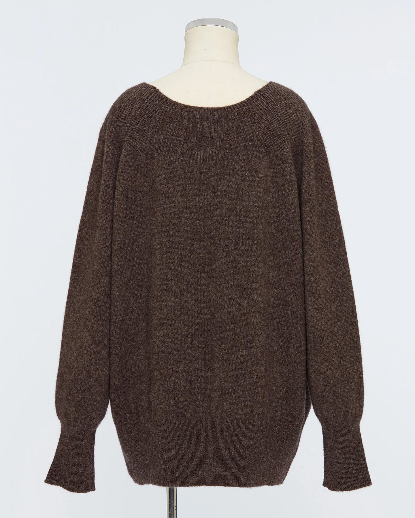 <TOQUE>アルパカウール縮絨ニットラグランスリーブ