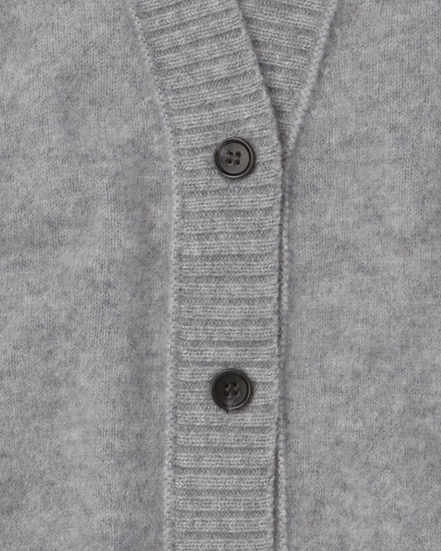 <TOQUE>アルパカウール縮絨ニットカーディガン<グレー>