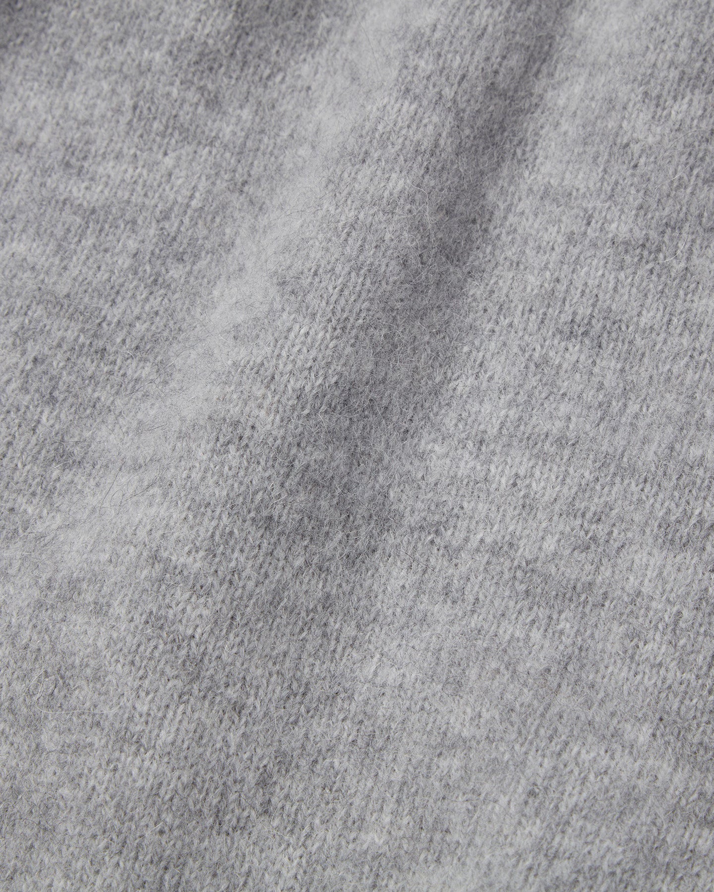 <TOQUE>アルパカウール縮絨ニットカーディガン<グレー>