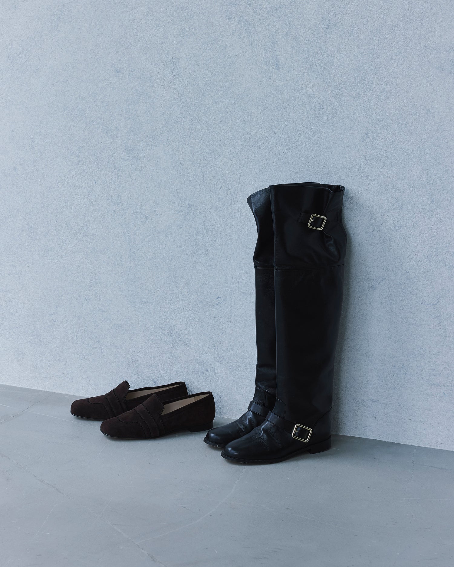 &lt;NEBULONI E.&gt; Buckle boots