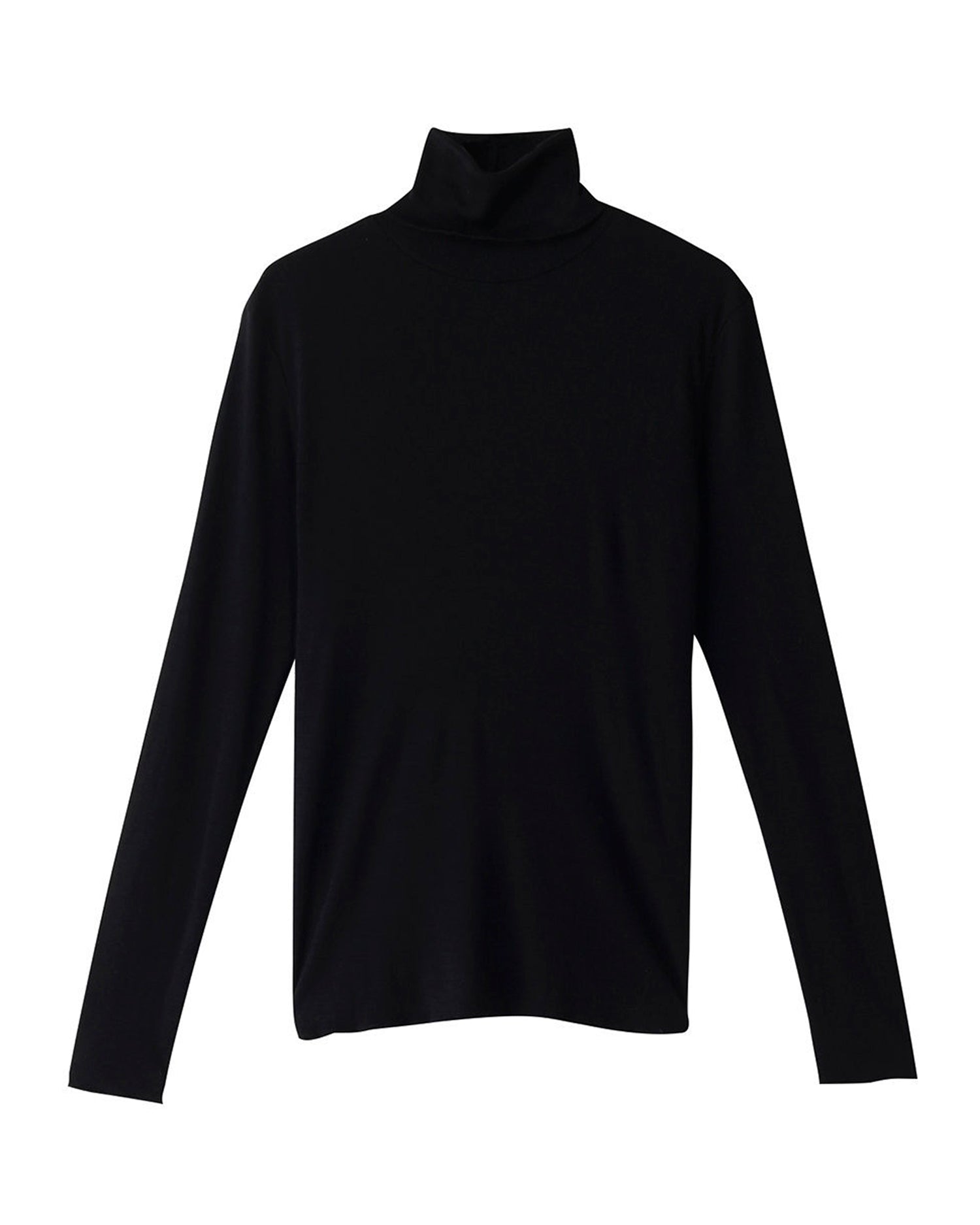Turtleneck Cut & Sewn <Black>