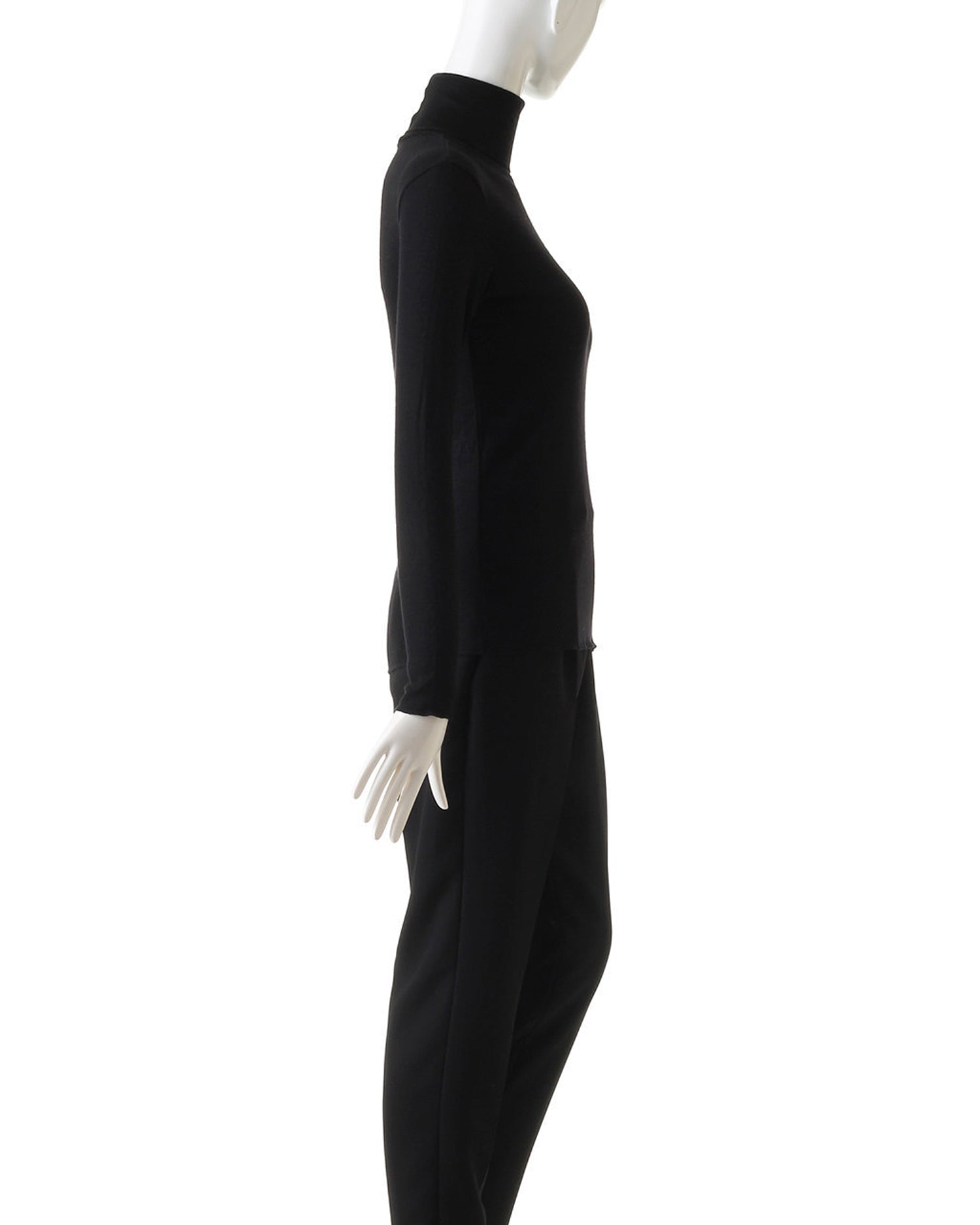 Turtleneck Cut & Sewn <Black>