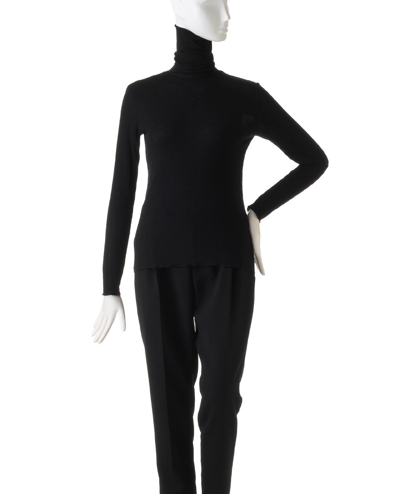 Turtleneck Cut & Sewn <Black>