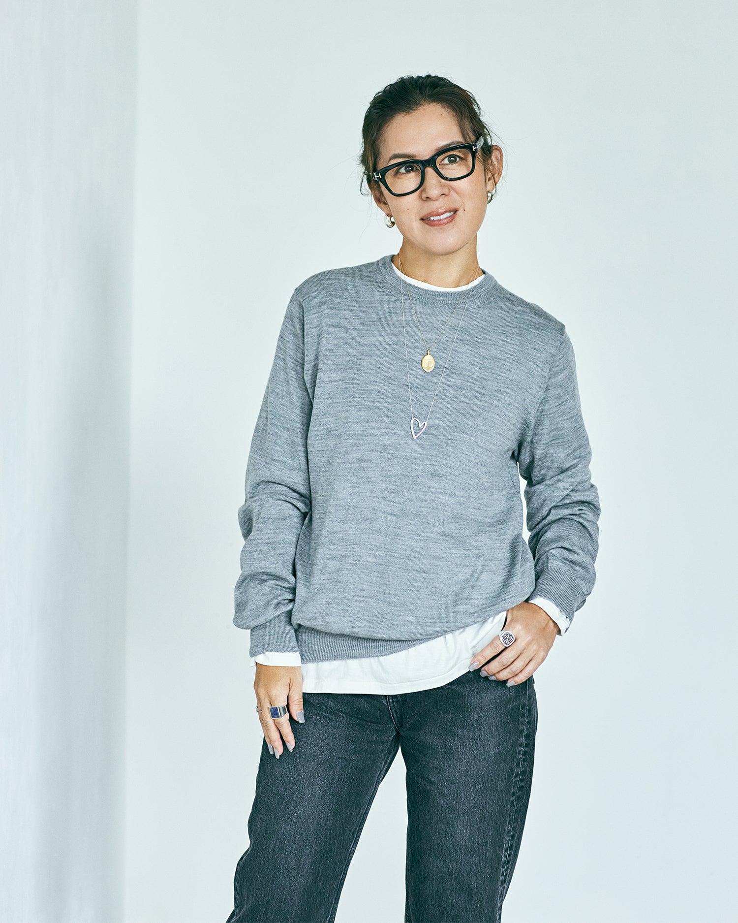 <SLOANE exclusive>14G wool knit