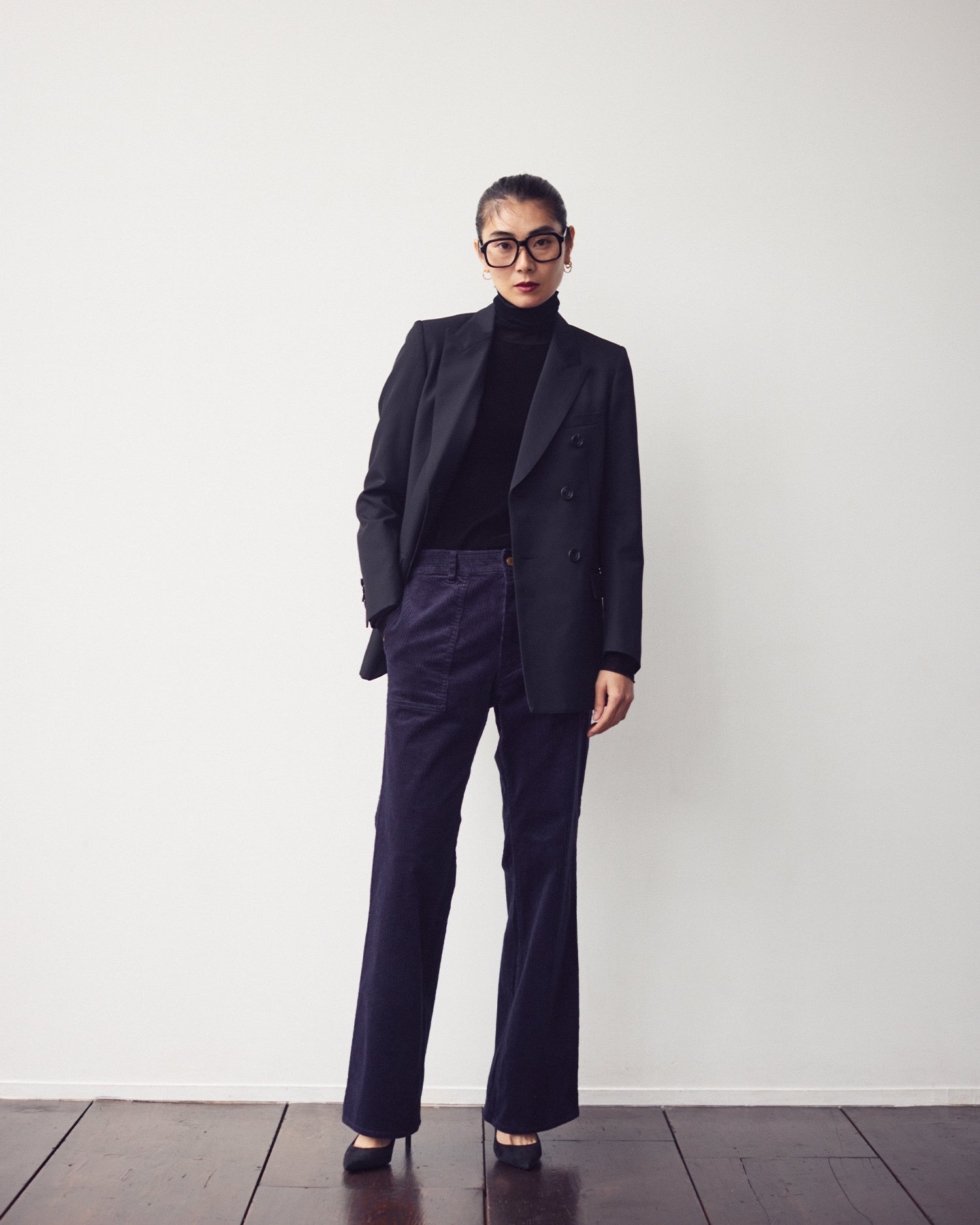 【POP UP STORE先行販売】コーデュロイパンツ＜ネイビー＞