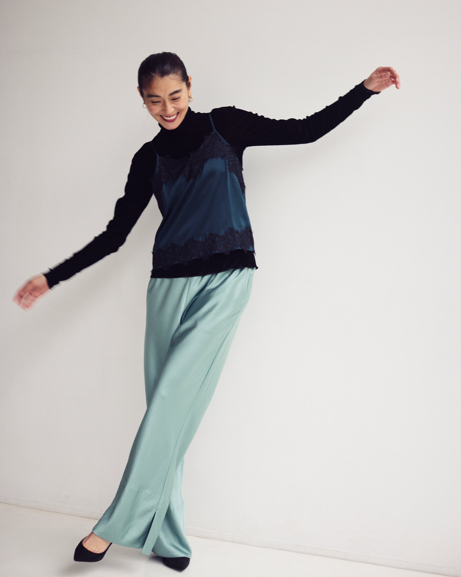 シルクレースキャミソール