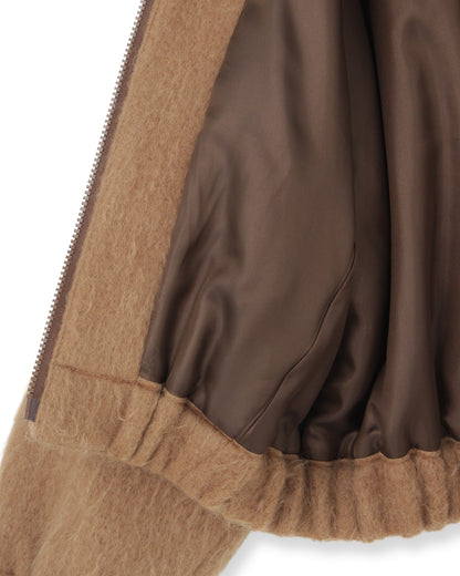 シャギーブルゾン＜キャメル＞