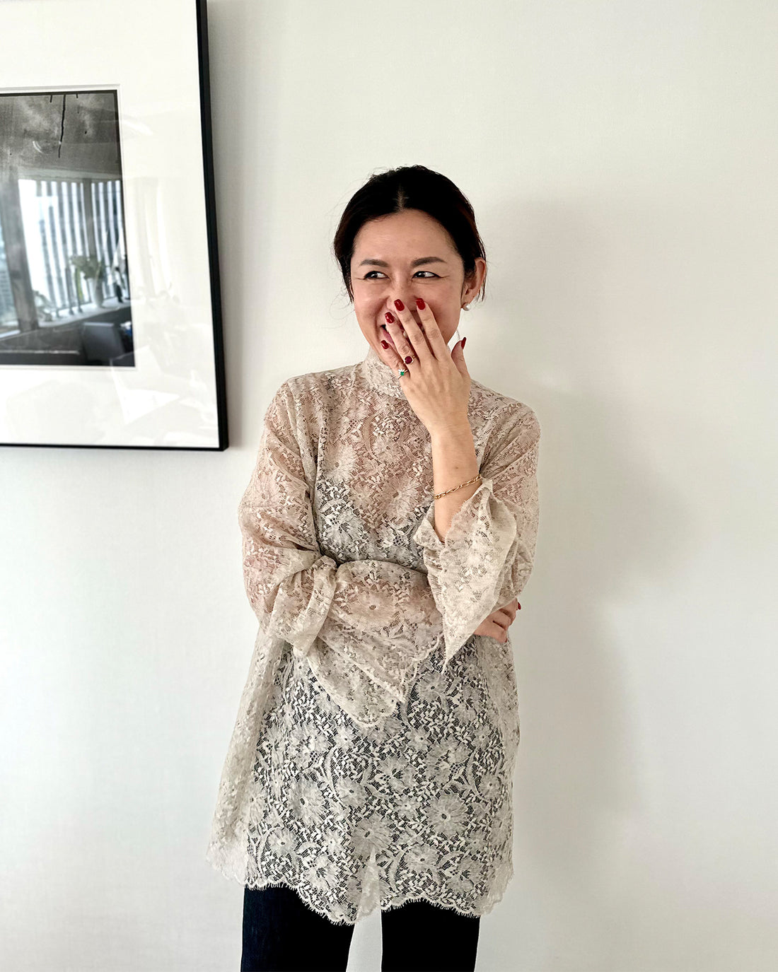 [Pre-order] HER. for AMARC Reiver Lace Blouse