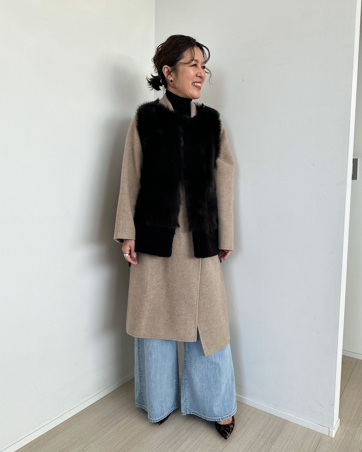 【受注販売】＜KARL DONOGHUE＞Midi Gilet &amp; Fingerless Cuffs SET(AMARC Sprecial SET)