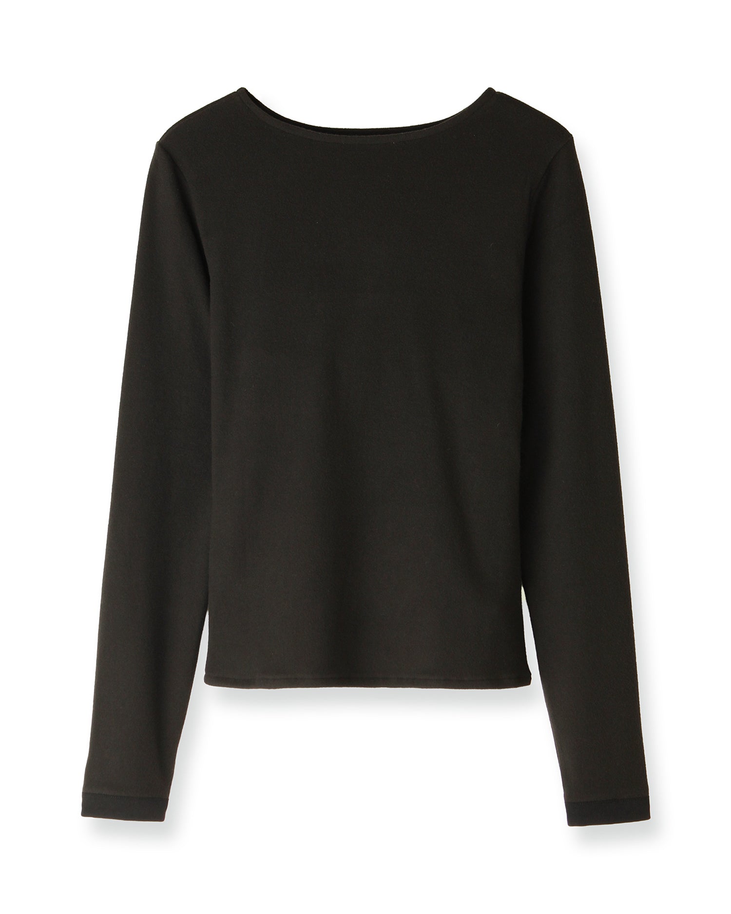 ジャージーカットソー＜ブラック＞