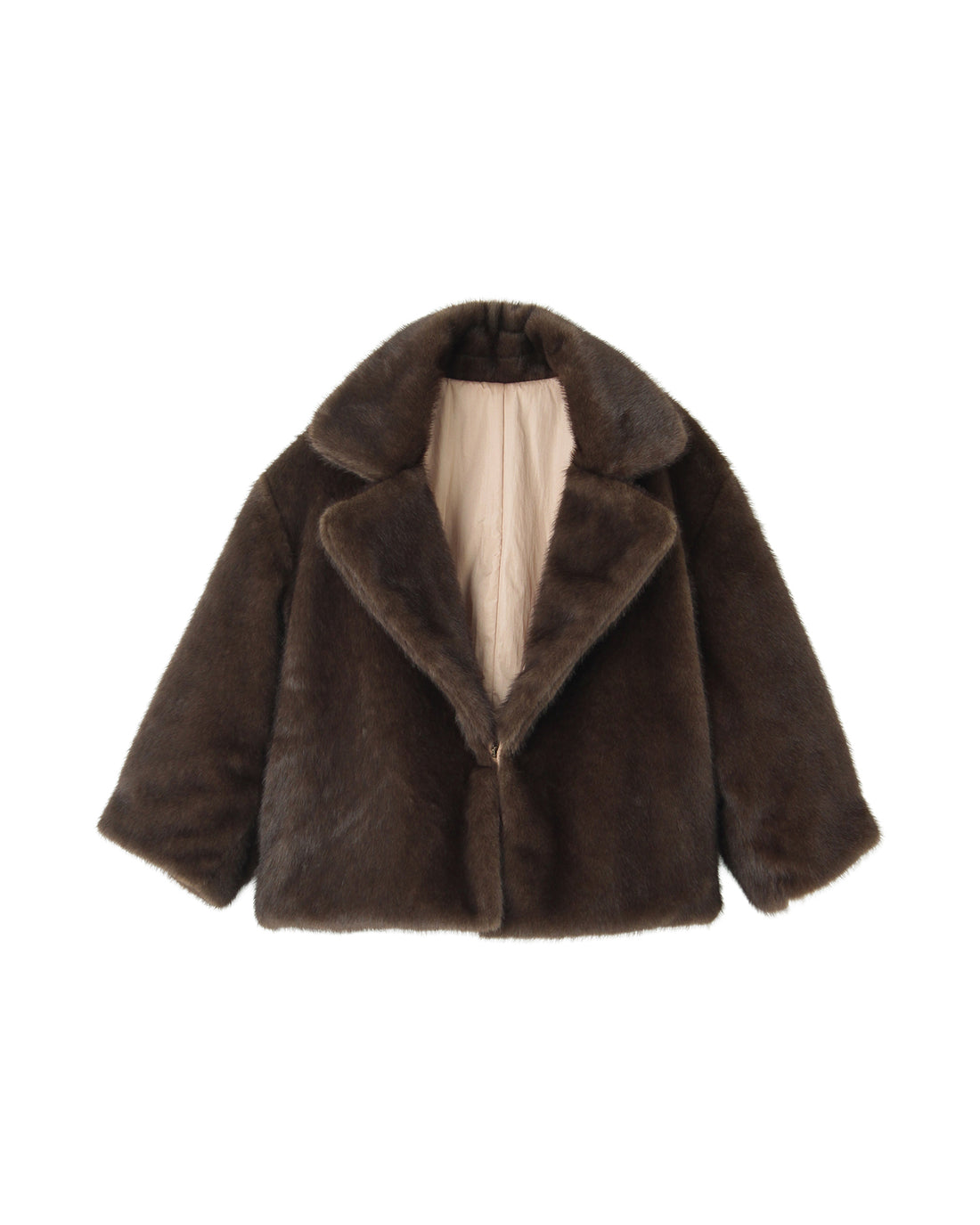 reversible faux fur jacket