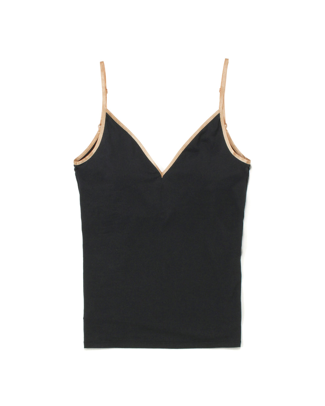 UNDERSON UNDERSON for AMARC カップ付バックオープンキャミソール<ブラック>