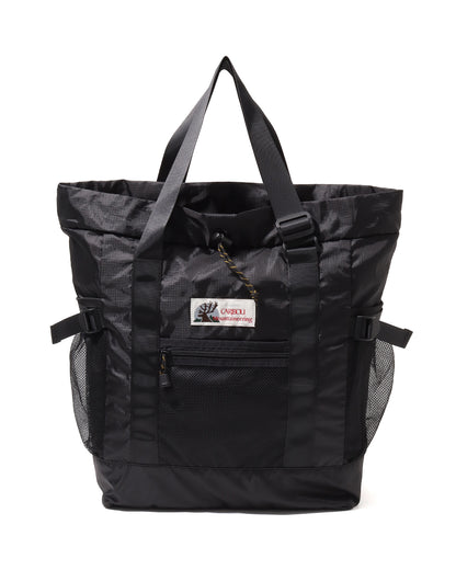 ＜CARIBOU＞LIGHT WEIGHT PACK TOTE＜ブラック＞