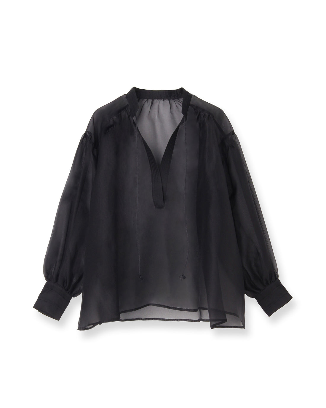 Silk volume blouse